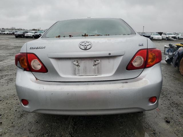 JTDBU4EE2AJ072998 - 2010 TOYOTA COROLLA BASE SILVER photo 6