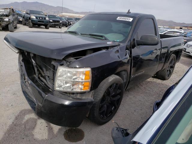 1GCEC14X97Z644659 - 2007 CHEVROLET SILVERADO C1500 CLASSIC BLACK photo 1