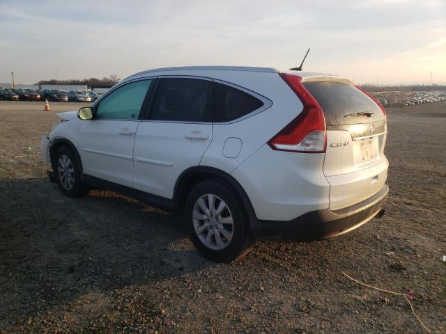 5J6RM4H77EL031136 - 2014 HONDA CR-V EXL WHITE photo 2