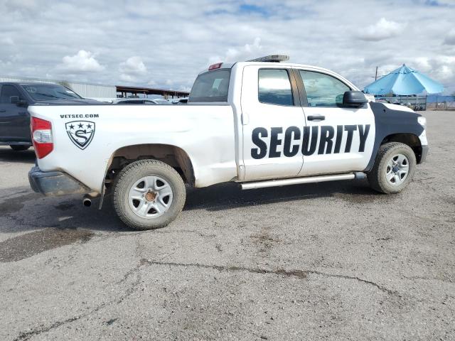5TFUM5F10EX052830 - 2014 TOYOTA TUNDRA DOUBLE CAB SR/SR5 WHITE photo 3