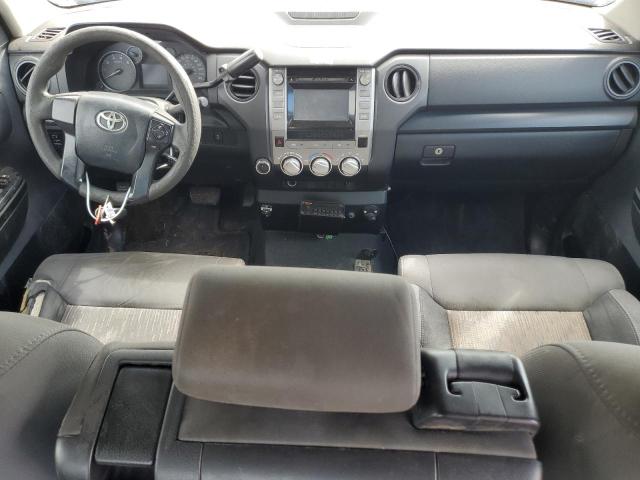 5TFUM5F10EX052830 - 2014 TOYOTA TUNDRA DOUBLE CAB SR/SR5 WHITE photo 8