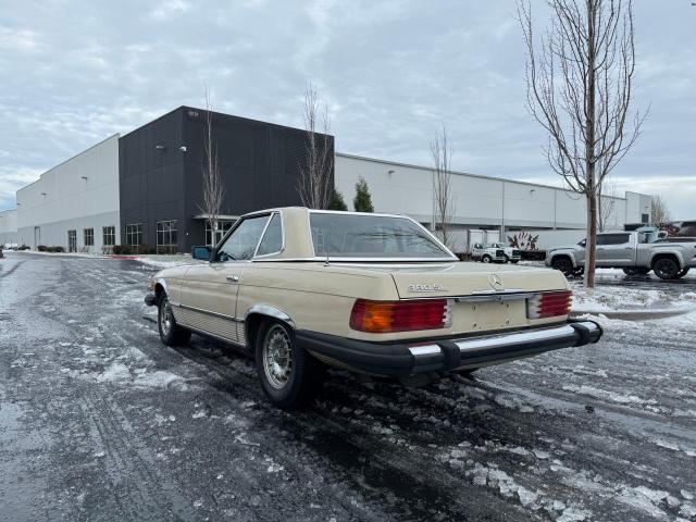 WDBBA45A0BB005820 - 1981 MERCEDES-BENZ 380 SL CREAM photo 3