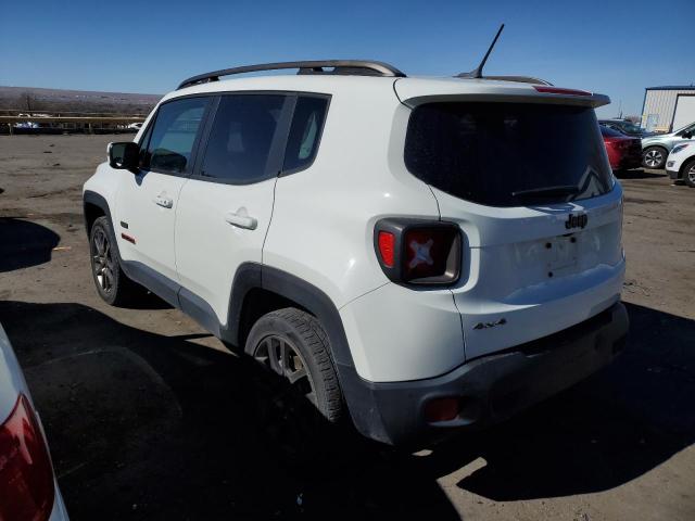 ZACCJBBT3GPD19099 - 2016 JEEP RENEGADE LATITUDE WHITE photo 2