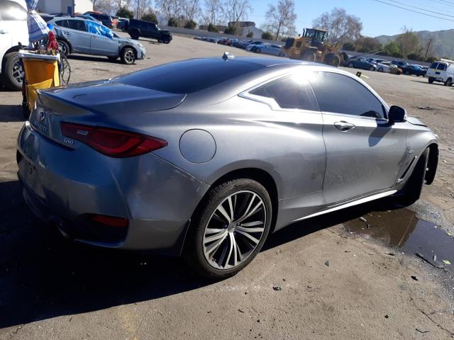 JN1CV7EK1HM110354 - 2017 INFINITI Q60 BASE GRAY photo 3