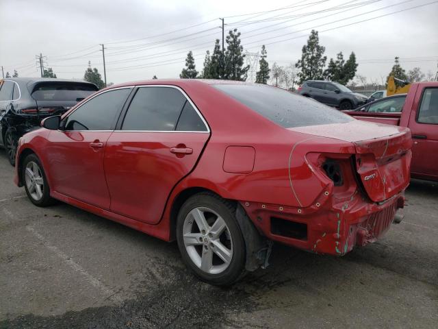 4T1BF1FK7CU544462 - 2012 TOYOTA CAMRY BASE RED photo 2