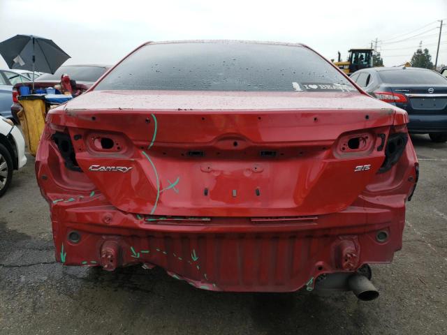 4T1BF1FK7CU544462 - 2012 TOYOTA CAMRY BASE RED photo 6