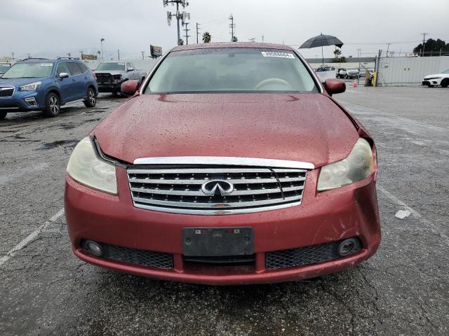 JNKAY01E76M103116 - 2006 INFINITI M35 BASE RED photo 5