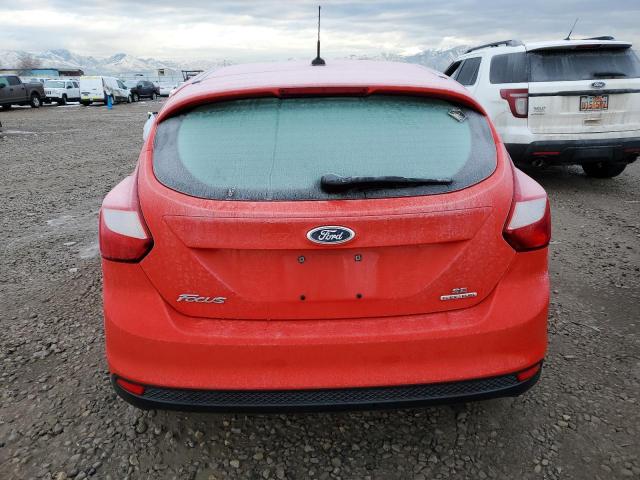 1FADP3K22DL184042 - 2013 FORD FOCUS SE RED photo 6