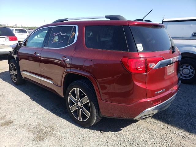 1GKKNXLS7HZ191265 - 2017 GMC ACADIA DENALI RED photo 2