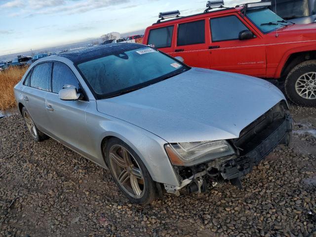 WAURVAFD0BN008627 - 2011 AUDI A8 L QUATTRO SILVER photo 4