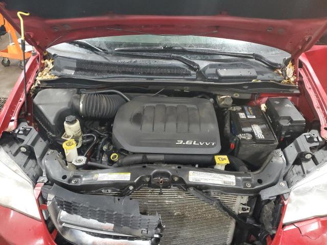 2C4RDGBG1CR238013 - 2012 DODGE GRAND CARA SE RED photo 12