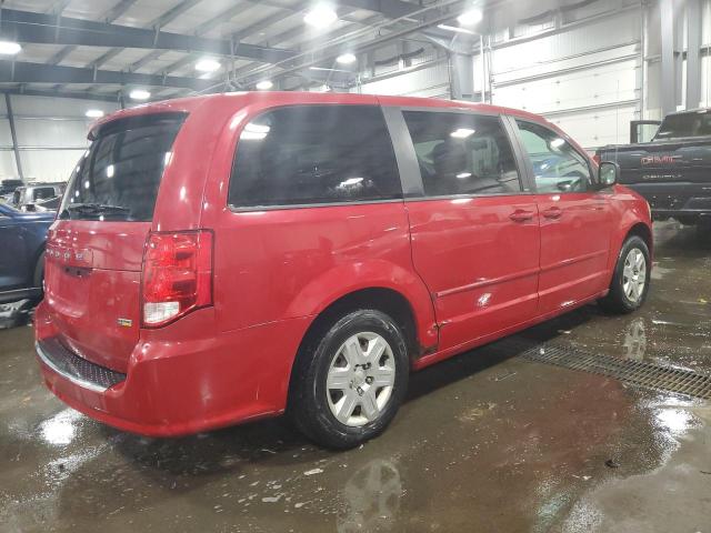 2C4RDGBG1CR238013 - 2012 DODGE GRAND CARA SE RED photo 3