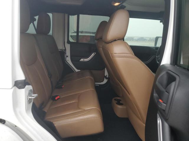 1C4BJWEG4DL609286 - 2013 JEEP WRANGLER U SAHARA WHITE photo 10