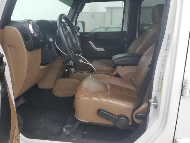 1C4BJWEG4DL609286 - 2013 JEEP WRANGLER U SAHARA WHITE photo 7