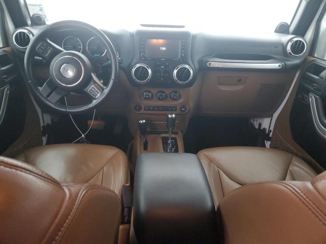 1C4BJWEG4DL609286 - 2013 JEEP WRANGLER U SAHARA WHITE photo 8