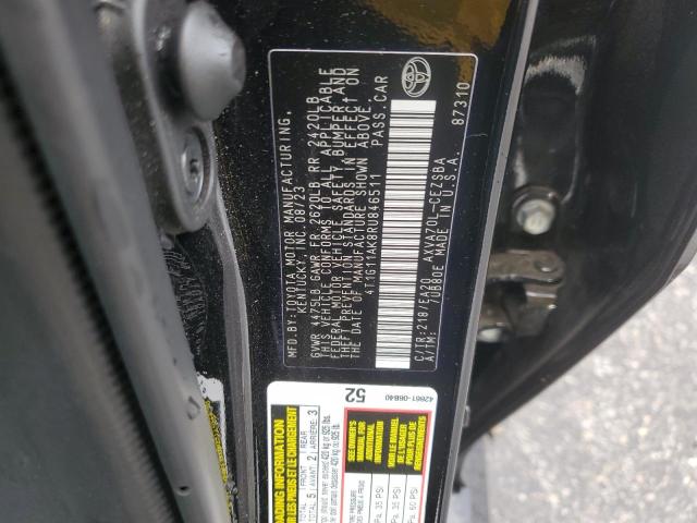 4T1G11AK8RU846511 - 2024 TOYOTA CAMRY SE NIGHT SHADE BLACK photo 12