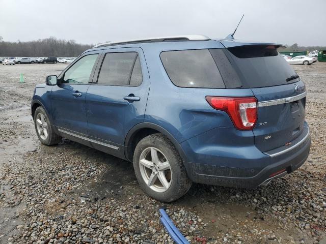 1FM5K7D81JGA87176 - 2018 FORD EXPLORER XLT BLUE photo 2