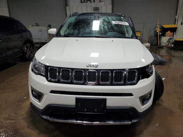 3C4NJDCB3KT647781 - 2019 JEEP COMPASS LIMITED WHITE photo 5