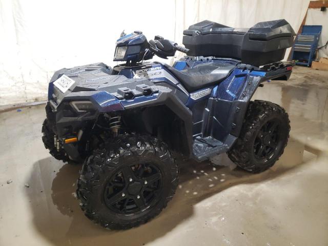 4XASXZ852LB678791 - 2020 POLARIS SPORTSMAN 850 PREMIUM TRAIL PACKAGE BLUE photo 2