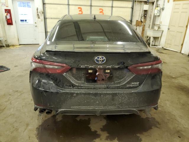 4T1K31AKXNU578253 - 2022 TOYOTA CAMRY XSE BLACK photo 6