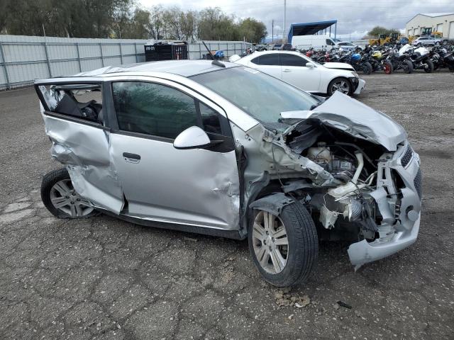 KL8CD6S9XEC534377 - 2014 CHEVROLET SPARK 1LT SILVER photo 4