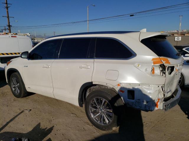 5TDJGRFH6JS043015 - 2018 TOYOTA HIGHLANDER HYBRID WHITE photo 2