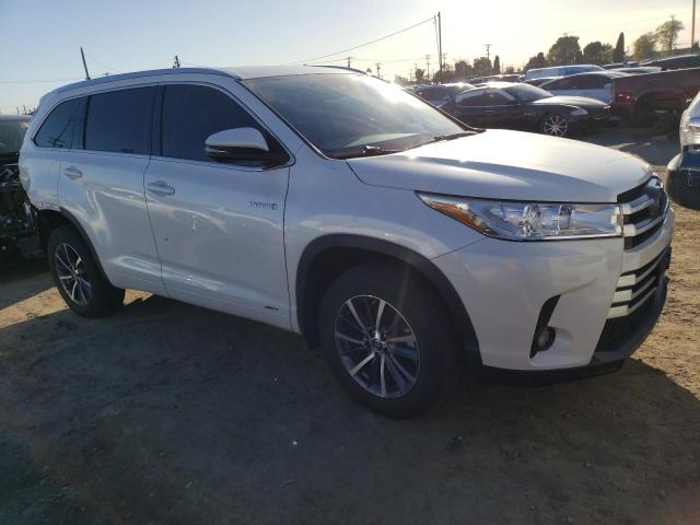 5TDJGRFH6JS043015 - 2018 TOYOTA HIGHLANDER HYBRID WHITE photo 4