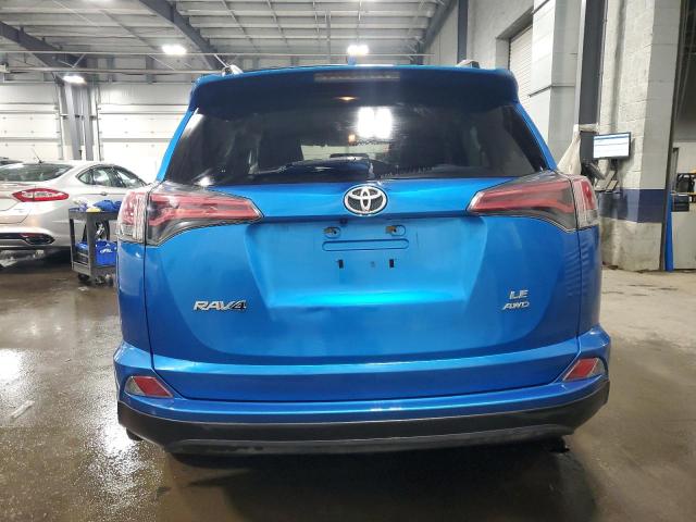 2T3BFREV3JW760842 - 2018 TOYOTA RAV4 LE BLUE photo 6