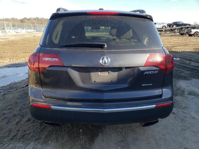 2HNYD2H30DH507476 - 2013 ACURA MDX TECHNOLOGY GRAY photo 6