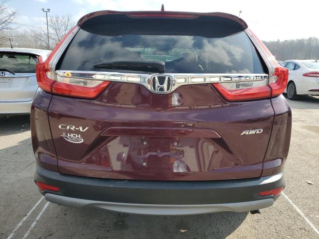 5J6RW2H87HL069851 - 2017 HONDA CR-V EXL MAROON photo 6