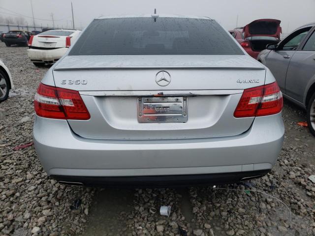 WDDHF8JB7DA727321 - 2013 MERCEDES-BENZ E 350 4MATIC SILVER photo 6