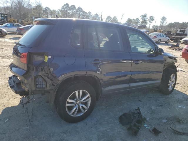 WVGAV3AX7EW625997 - 2014 VOLKSWAGEN TIGUAN S BLUE photo 3