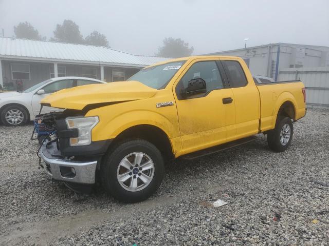 1FTFX1EF3FKE11835 - 2015 FORD F150 SUPER CAB YELLOW photo 1