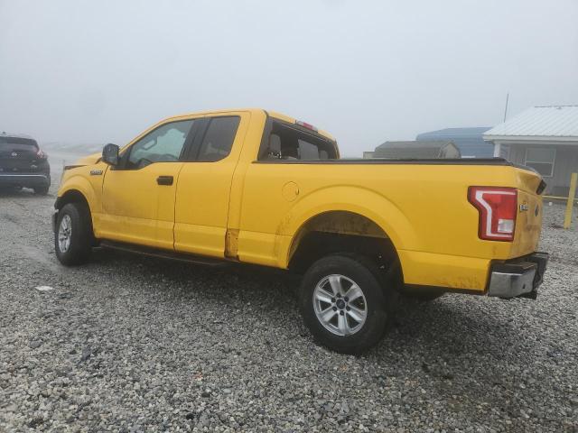 1FTFX1EF3FKE11835 - 2015 FORD F150 SUPER CAB YELLOW photo 2