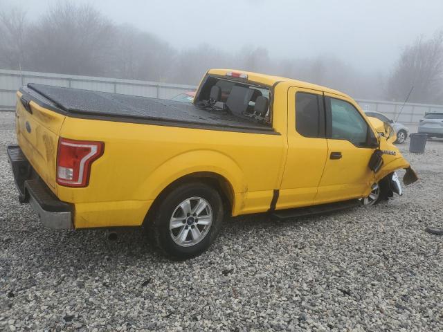 1FTFX1EF3FKE11835 - 2015 FORD F150 SUPER CAB YELLOW photo 3