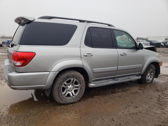 5TDZT38A27S294389 - 2007 TOYOTA SEQUOIA LIMITED SILVER photo 3