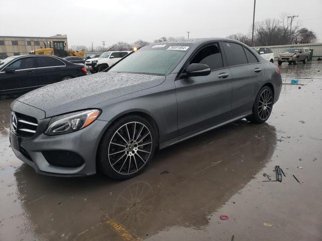 55SWF4JB2JU255671 - 2018 MERCEDES-BENZ C 300 GRAY photo 1