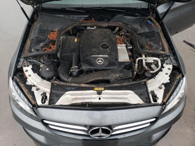 55SWF4JB2JU255671 - 2018 MERCEDES-BENZ C 300 GRAY photo 11