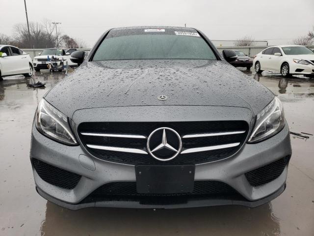 55SWF4JB2JU255671 - 2018 MERCEDES-BENZ C 300 GRAY photo 5