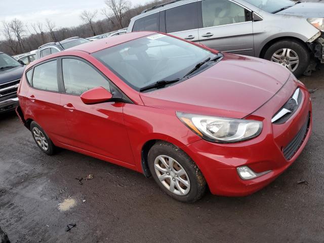 KMHCT5AE3CU004841 - 2012 HYUNDAI ACCENT GLS RED photo 4