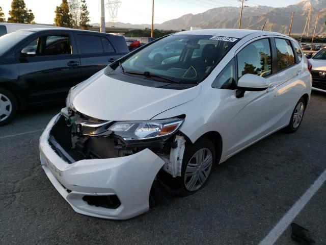 3HGGK5H41LM714848 - 2020 HONDA FIT LX WHITE photo 1