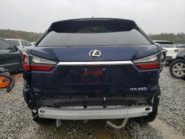 2T2HZMAA1NC224703 - 2022 LEXUS RX 350 BLUE photo 6