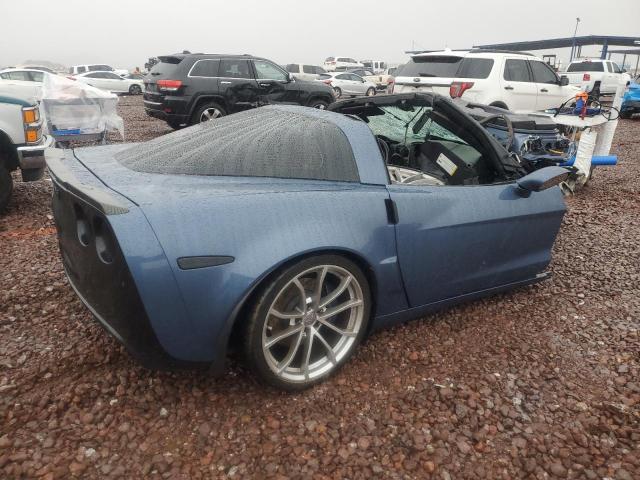 1G1YW2DW3B5101334 - 2011 CHEVROLET CORVETTE GRAND SPORT BLUE photo 3