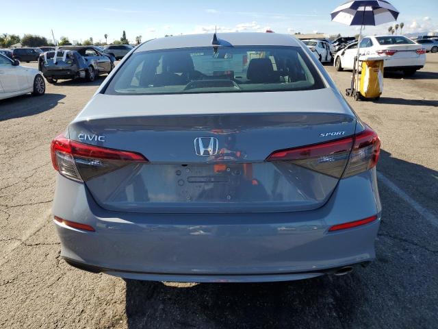 2HGFE2F5XNH608204 - 2022 HONDA CIVIC SPORT GRAY photo 6