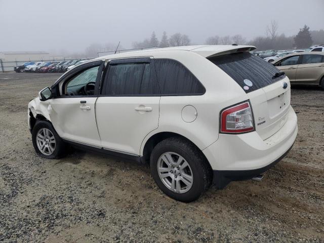 2FMDK48C28BA02890 - 2008 FORD EDGE SEL WHITE photo 2