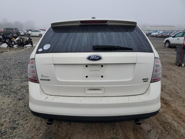 2FMDK48C28BA02890 - 2008 FORD EDGE SEL WHITE photo 6