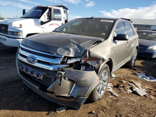 2FMDK3KCXEBA53634 - 2014 FORD EDGE LIMITED GRAY photo 1