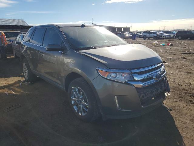 2FMDK3KCXEBA53634 - 2014 FORD EDGE LIMITED GRAY photo 4