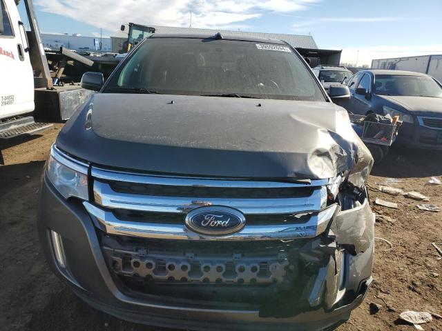 2FMDK3KCXEBA53634 - 2014 FORD EDGE LIMITED GRAY photo 5