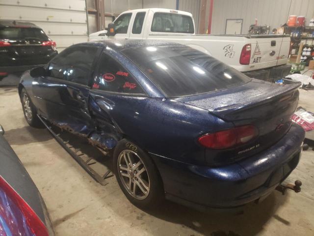 1G1JH12F727282306 - 2002 CHEVROLET CAVALIER LS SPORT BLUE photo 2